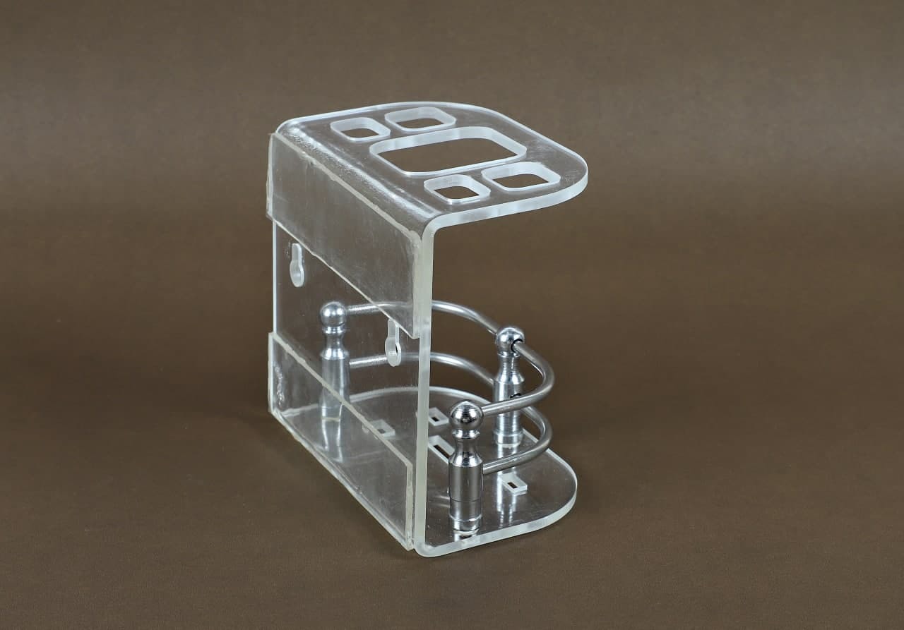 Transparent Acrylic Toothpast Holder