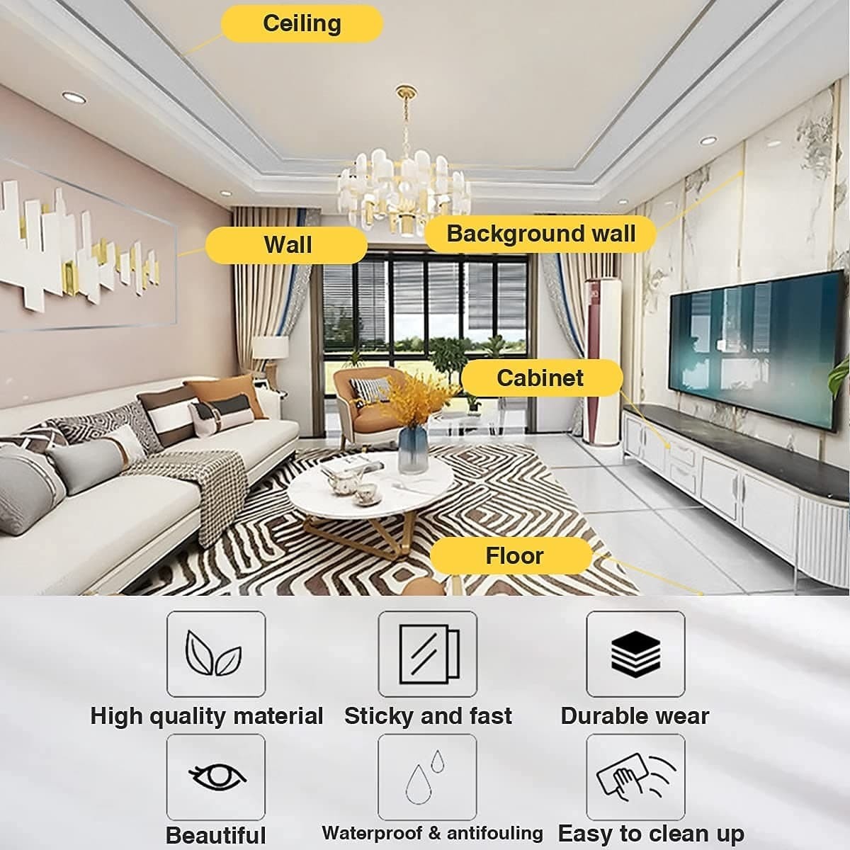 Tile Sticker Waterprooof Gap Sealing Tape