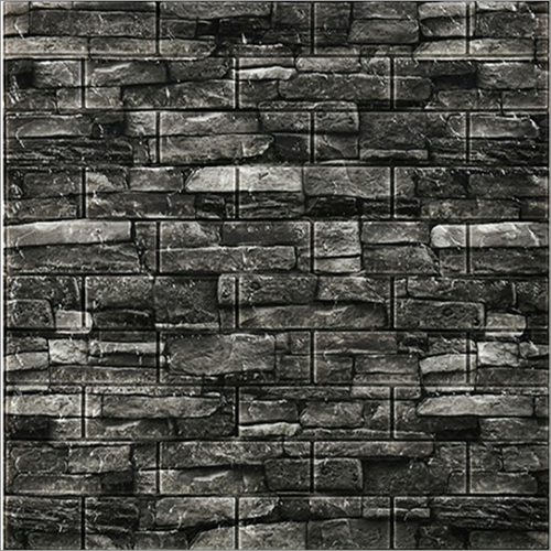 Black Brick Style Wall Sticker