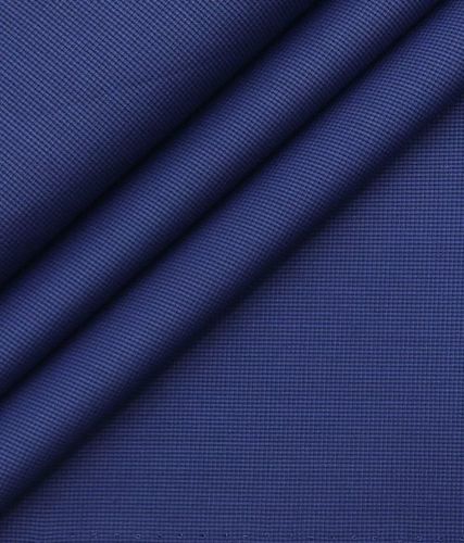 Blue Polyester Fabric, For shirt, GSM: 150-200 GSM