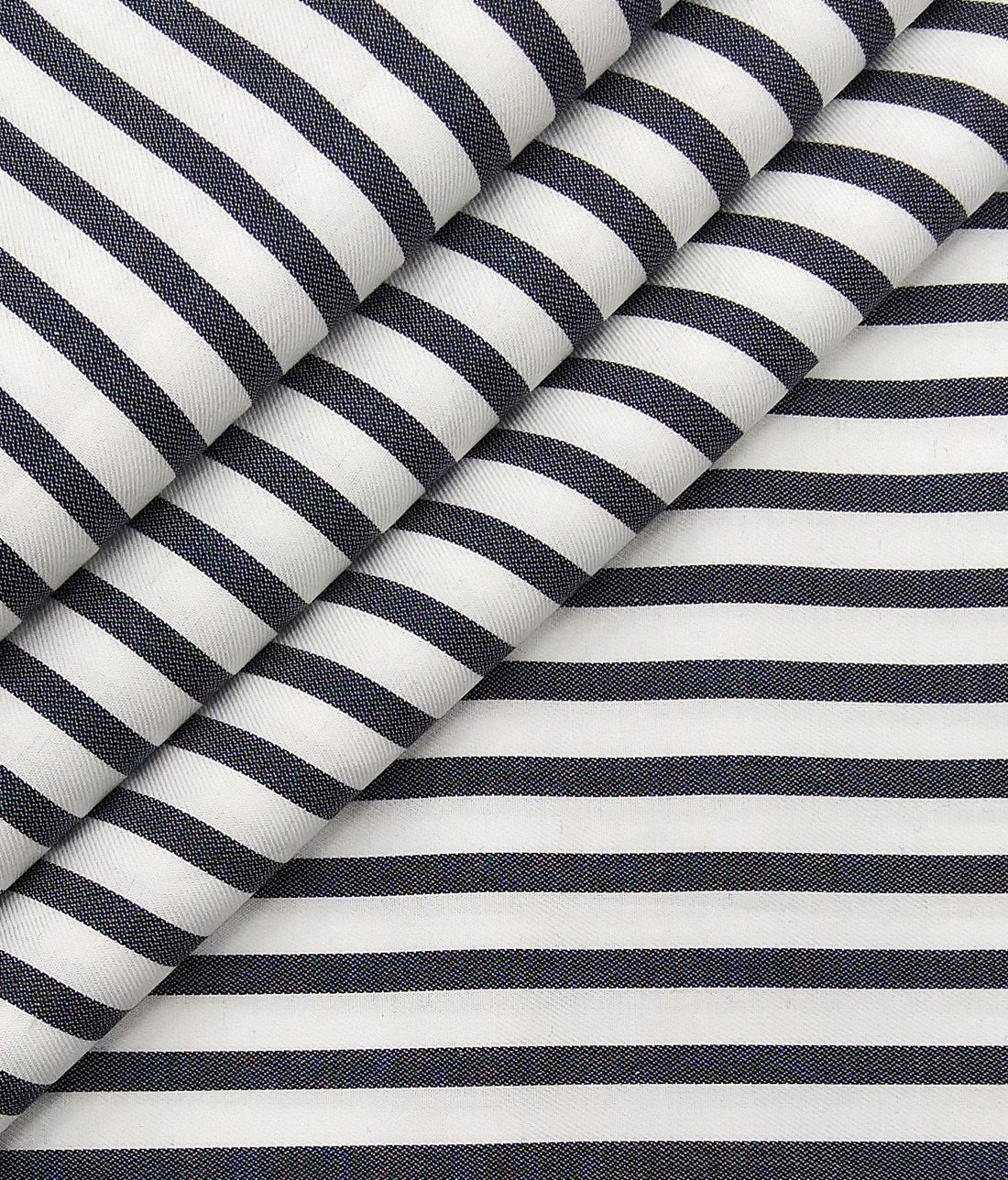 Stripes Polyester Shirt Fabric