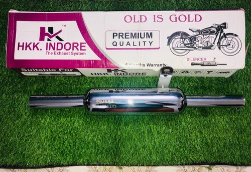 Mild Steel Royal Enfield K Indori Bullet Silencer