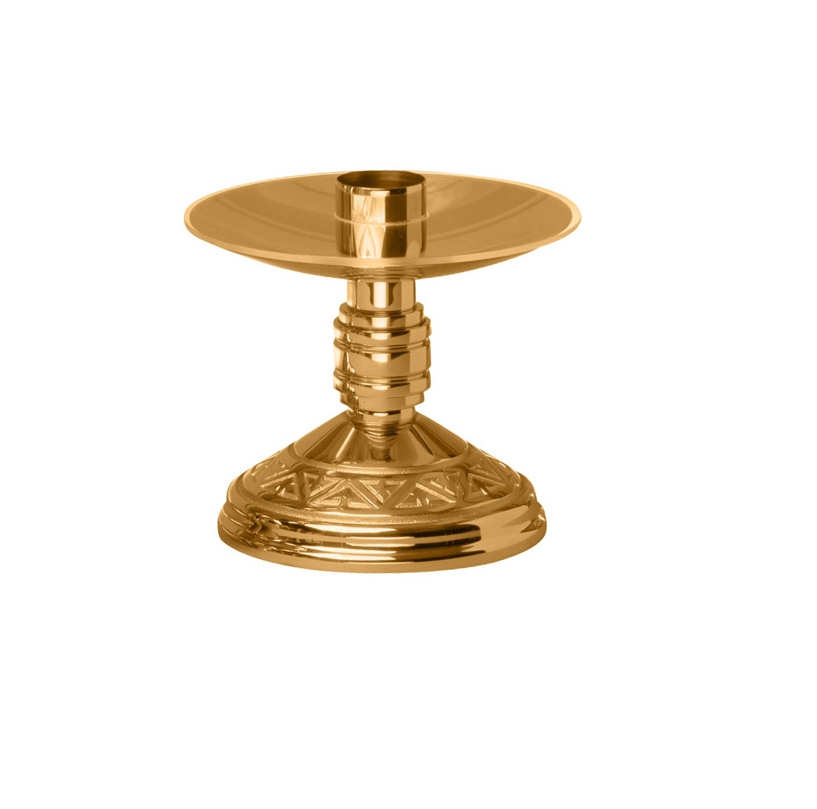 BRASS CHURCH ALTAR TAPER CANDLE HOLDER