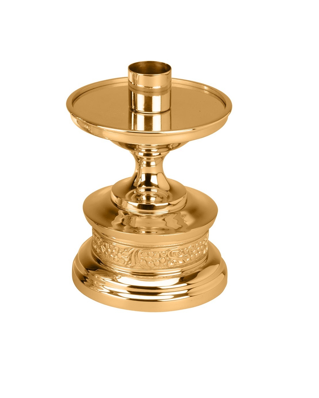 BRASS CHURCH ALTAR TAPER CANDLE HOLDER
