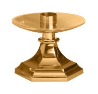 BRASS CHURCH ALTAR TAPER CANDLE HOLDER