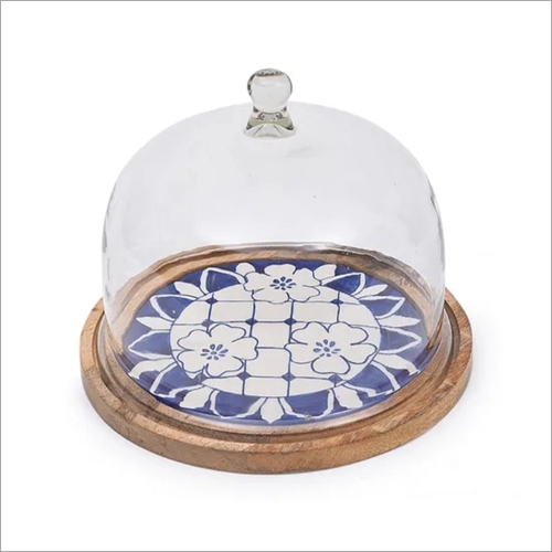 Cake Plate With Glass Lid