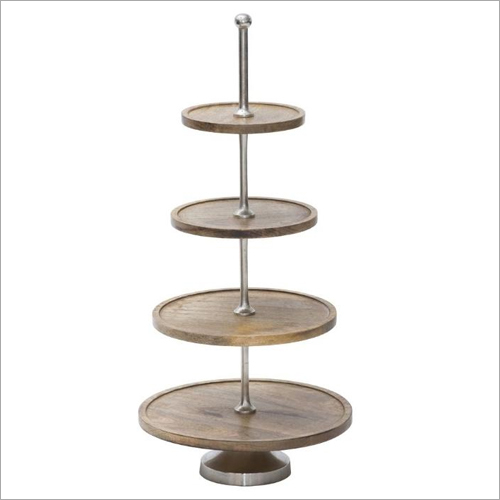 Wood Emmie Cake Stand