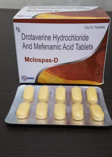 Drotaverine Hydrochloride &  Mefenamic Hydrochloride Acid Tablets Health Supplements