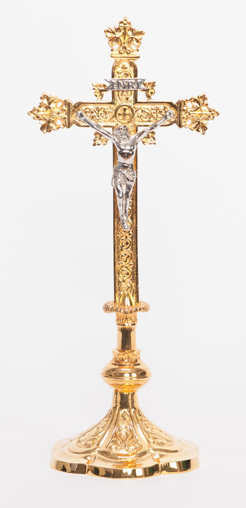 BRASS HIGH QUALITY ALTAR CROSS