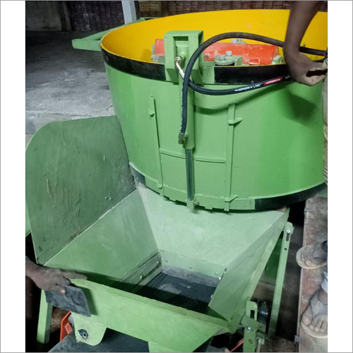 Concrete Pan Mixer Machine With Hopper