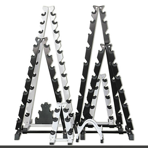 Black Adjustable Dumbbell Rack