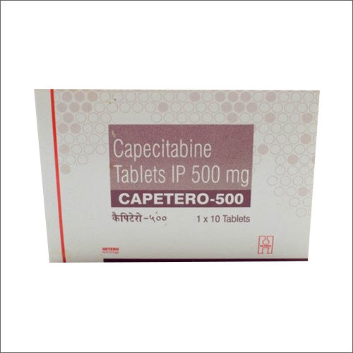 500mg Capetero-500 Capecitabine Tablets Ip