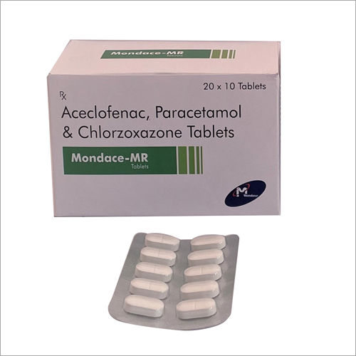 MR_Aceclofenac Paracetamol और Chlorzoxazone टैबलेट