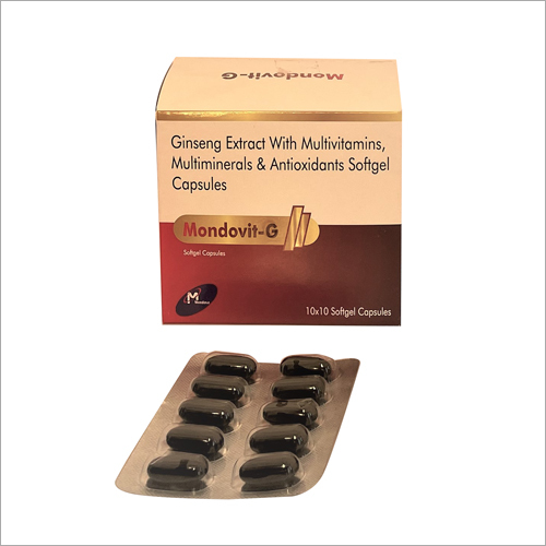 Ginseng Extract With Multivitamins Multiminerals and Antioxidants Softgel Capsules