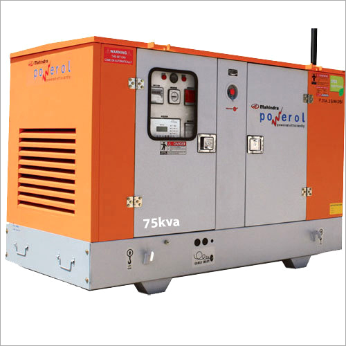 75 Kva Mahindra Generator Set Phase: Three Phase