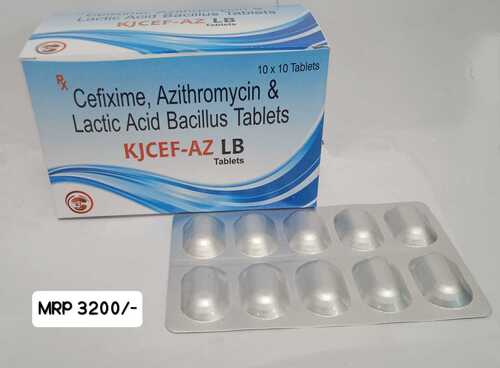 CEFIXIME  AZITHROMYCIN LACTIC ACID BACILLUS TABLETS