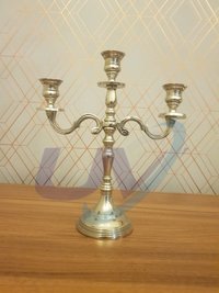 Silver candle stand
