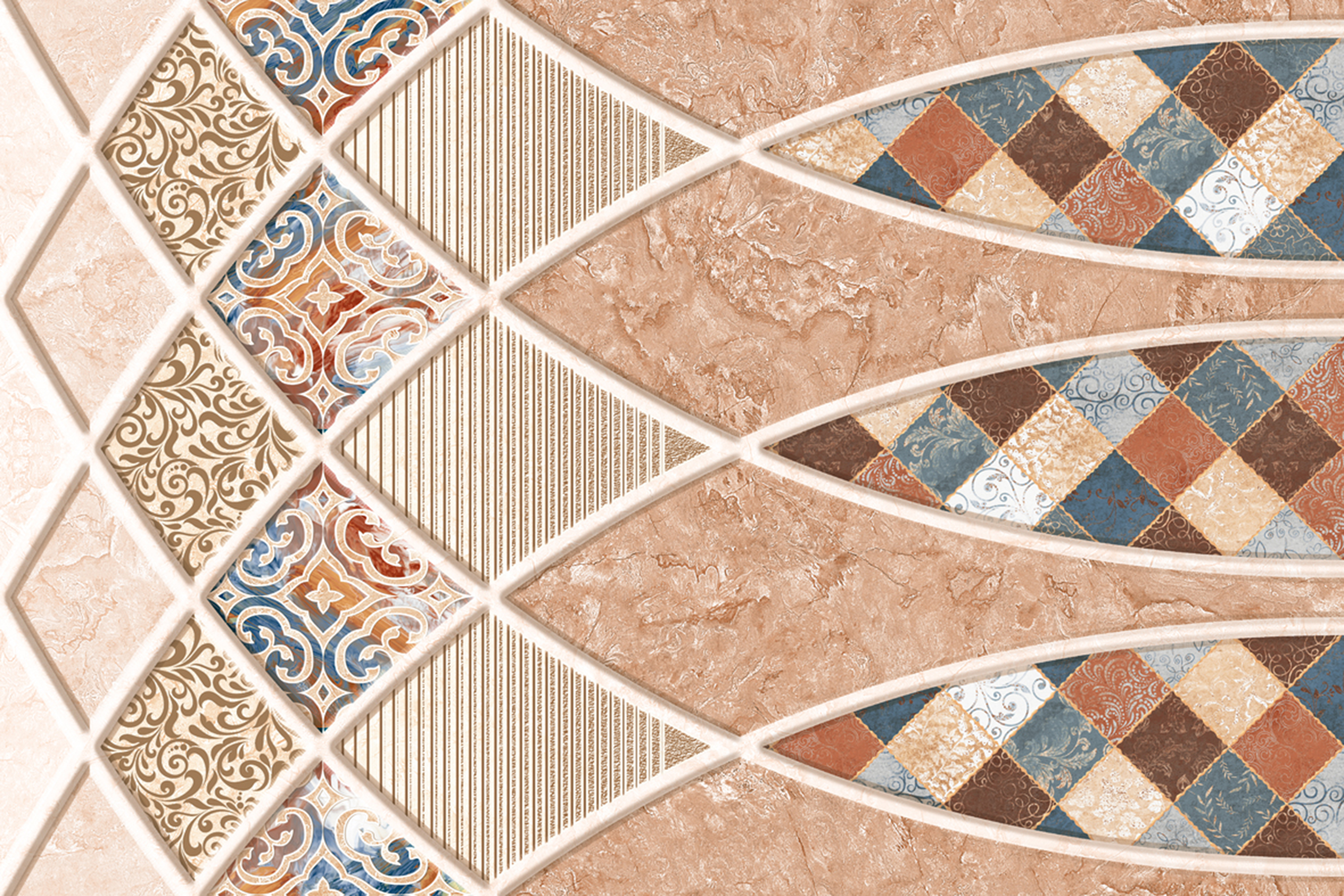 15188 GLOSSY CERAMIC WALL TILES 300X450mm