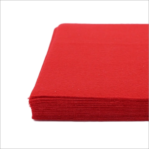 Cardinal Red Non Woven Fabric