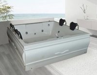 APPOLLO White CHARM 6X6 feet Jacuzzi Bath Tub