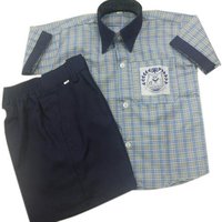 Polyester Boys School Uniform Fabric