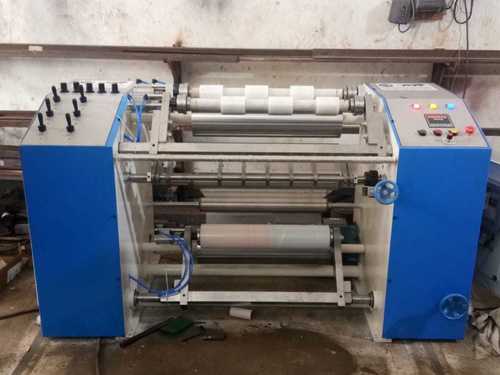 Three Phase Stretch Film Slitting Rewinding Machine