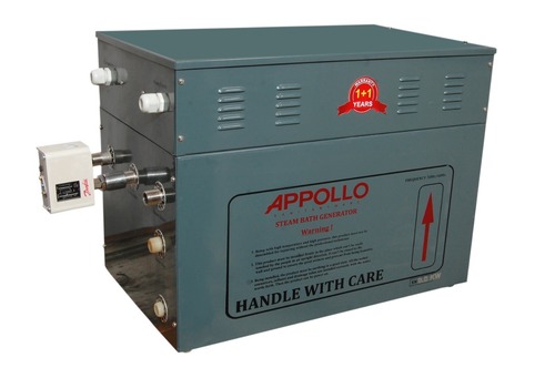 Appollo Steam Bath Generator 9.0 KW. (Single Tank 