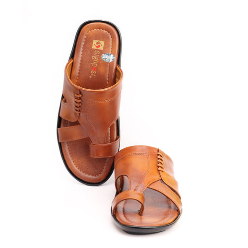 Men's Tan effective Slippers