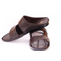 Men's Brown Trendy Slippers