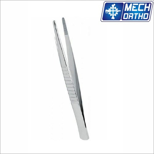 Silver Stainless Steel Tooth Forceps