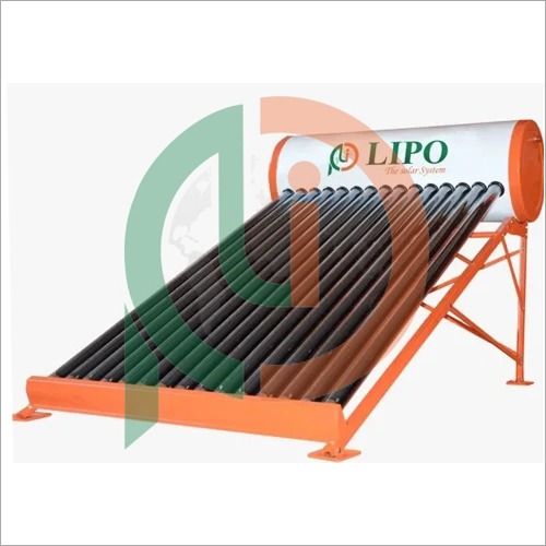 White Orange Solar Water Heater Evacuated Tube Collector Etc 200 Lpd