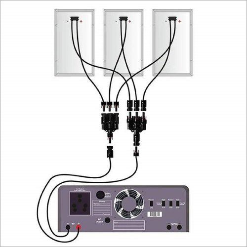 Black 3 Panel Connector Pair