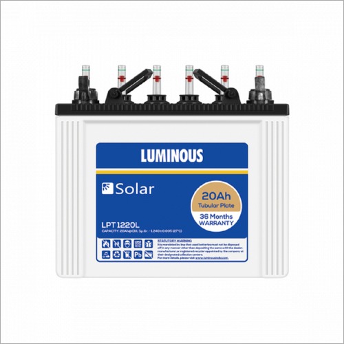 20Ah Luminous Solar Tubular Plate Battery