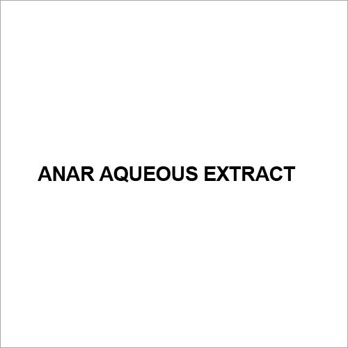 Anar Aqueous Extract