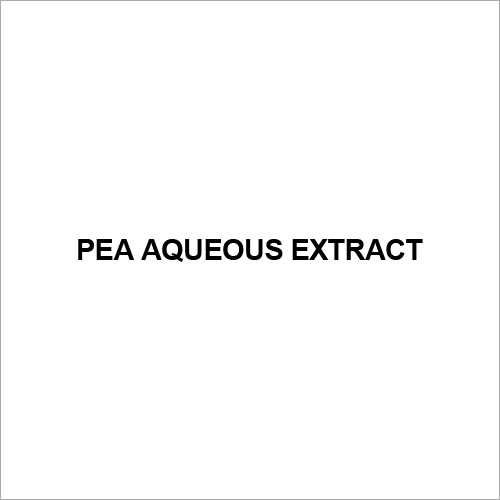 Pea Aqueous Extract