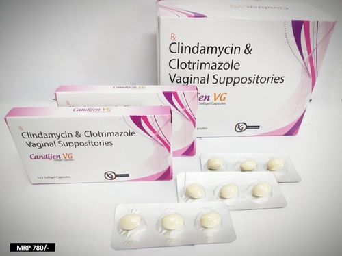 Capsules Clindamycin & Clotrimazole Vaginal Suppositories