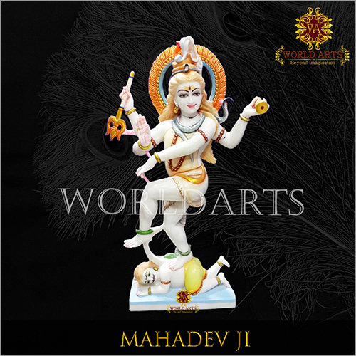 Marble Mahadev Statue