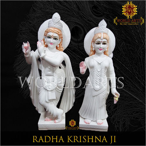 Radha Krishna Marble Statue