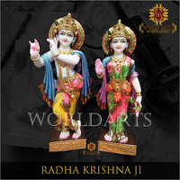 Marble Radha Krishna bhagwan moorti