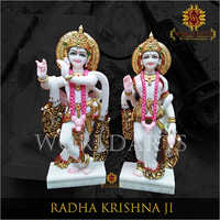 Makrana Marble Radha Krishna  Statue