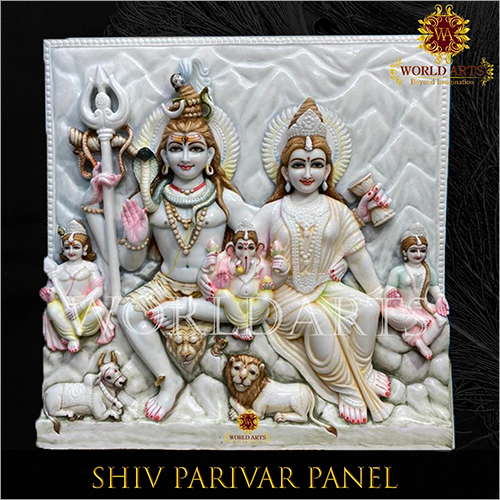 Marble Shiv Parwati Statue