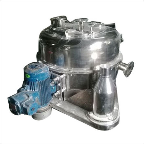 Silver Manual Top Discharge Centrifuge Machine