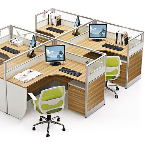 4 Seater Modular Workstation