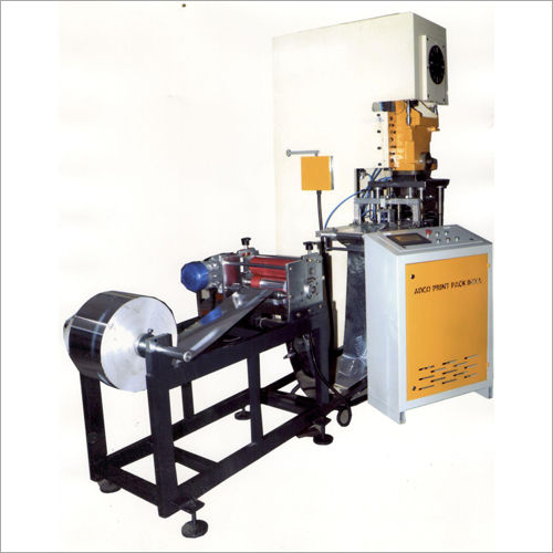 Aluminium foil shop pouch making machine