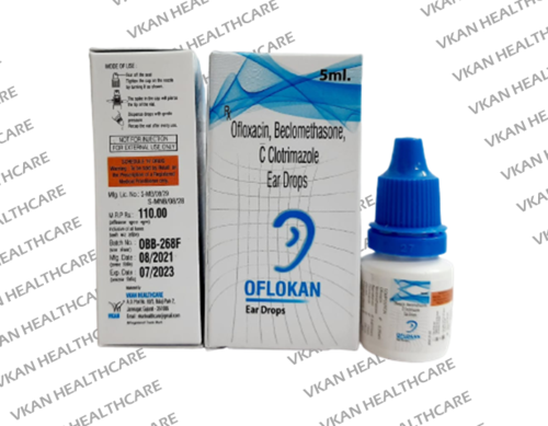 Ofloxacin Beclomethasone Clotrimazole Ear Drops