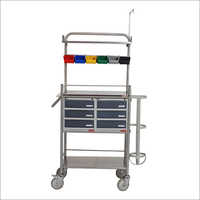 SS Crash Cart Trolley