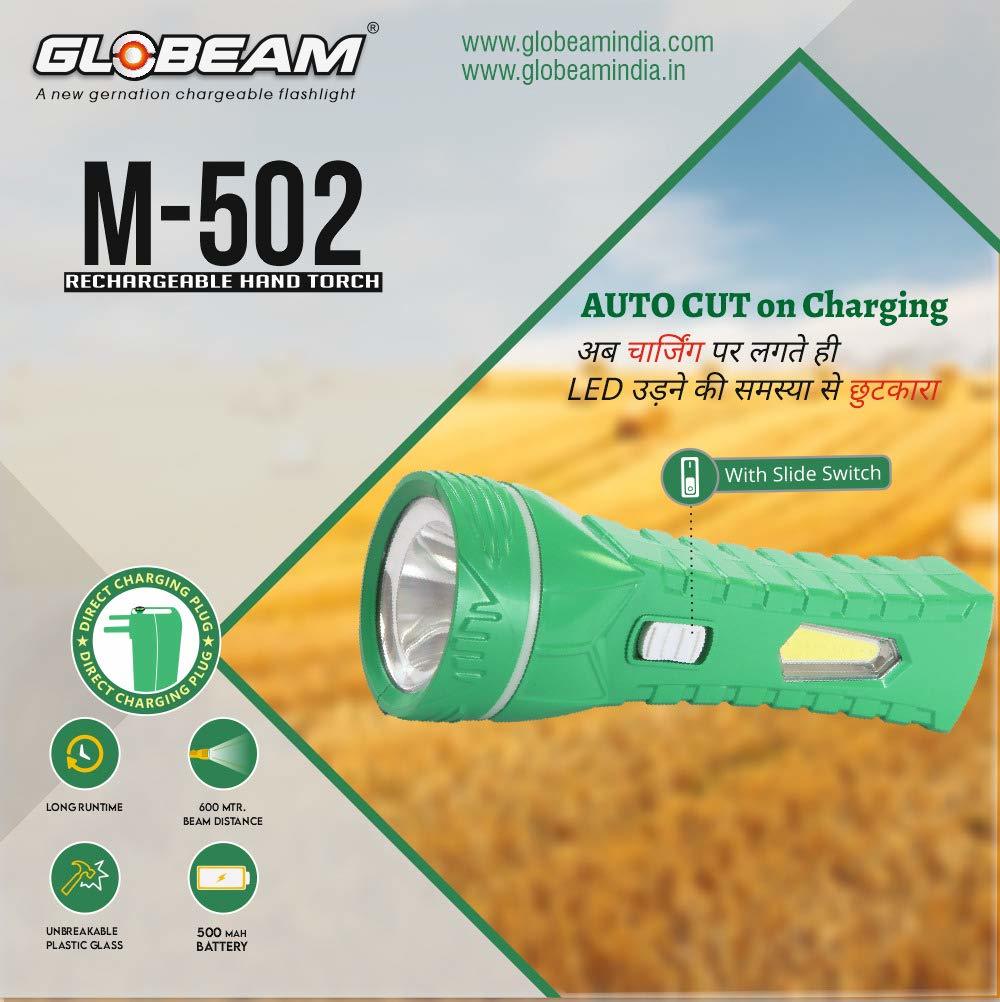 Globeam M-502 Rechargeable Hand Torch