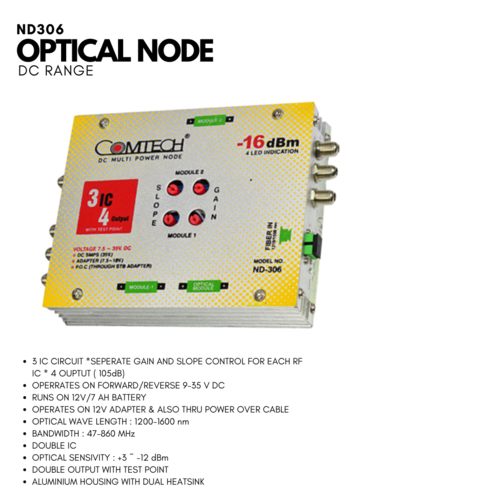 Optical Node DC Range ND306