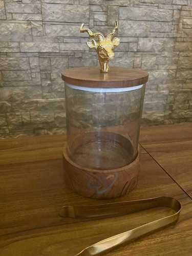 Acrylic Ice Bucket with Reindeer Top