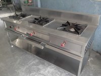 Three Burner Gas Cooking Range